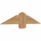 Ekena Millwork Eugene Smooth Timber Gable Bracket, Western Red Cedar, 36"W x 7"H x 1 1/2"D x 5 1/2"F, 5/12 Pitch GBW036X07X0206EUG00SWR - alternate 3